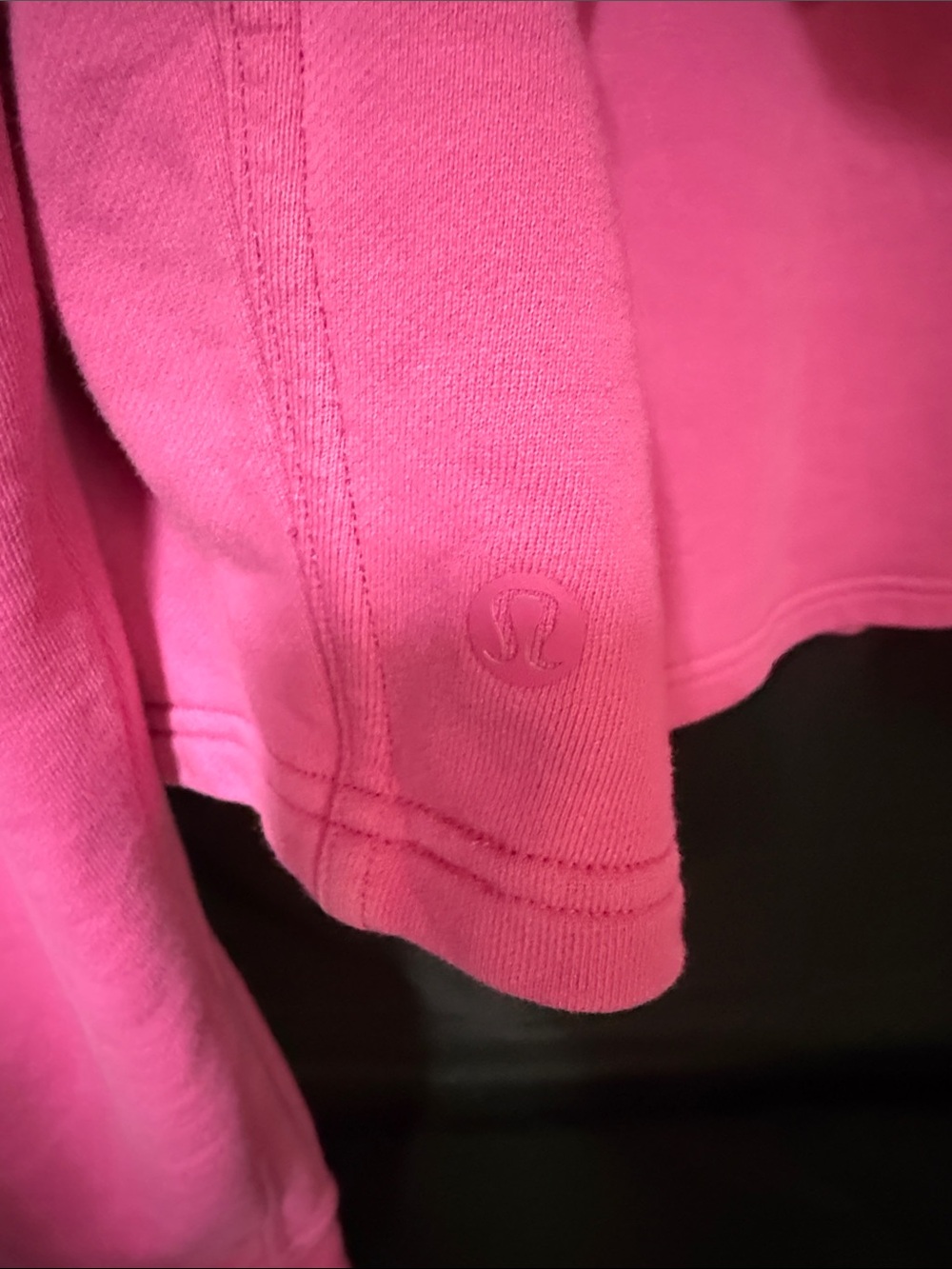 lululemon athletica Cropped Hooded Sweatshirt in Hot Pink - Picture 4 of 5